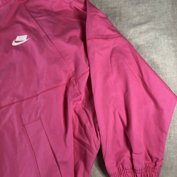 NWT. Nike Full Zip Pink Jacket Oversized Fit Womens Sizes New With Tags. Size XL - Picture 6 of 11